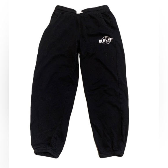 Old Navy Black Fleece Sweatpants XL (14-16) - Picture 1 of 5